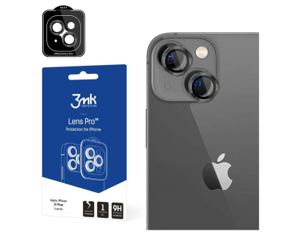 Szkło i folia ochronna 3mk Lens Protection Pro do iPhone 15 Graphite